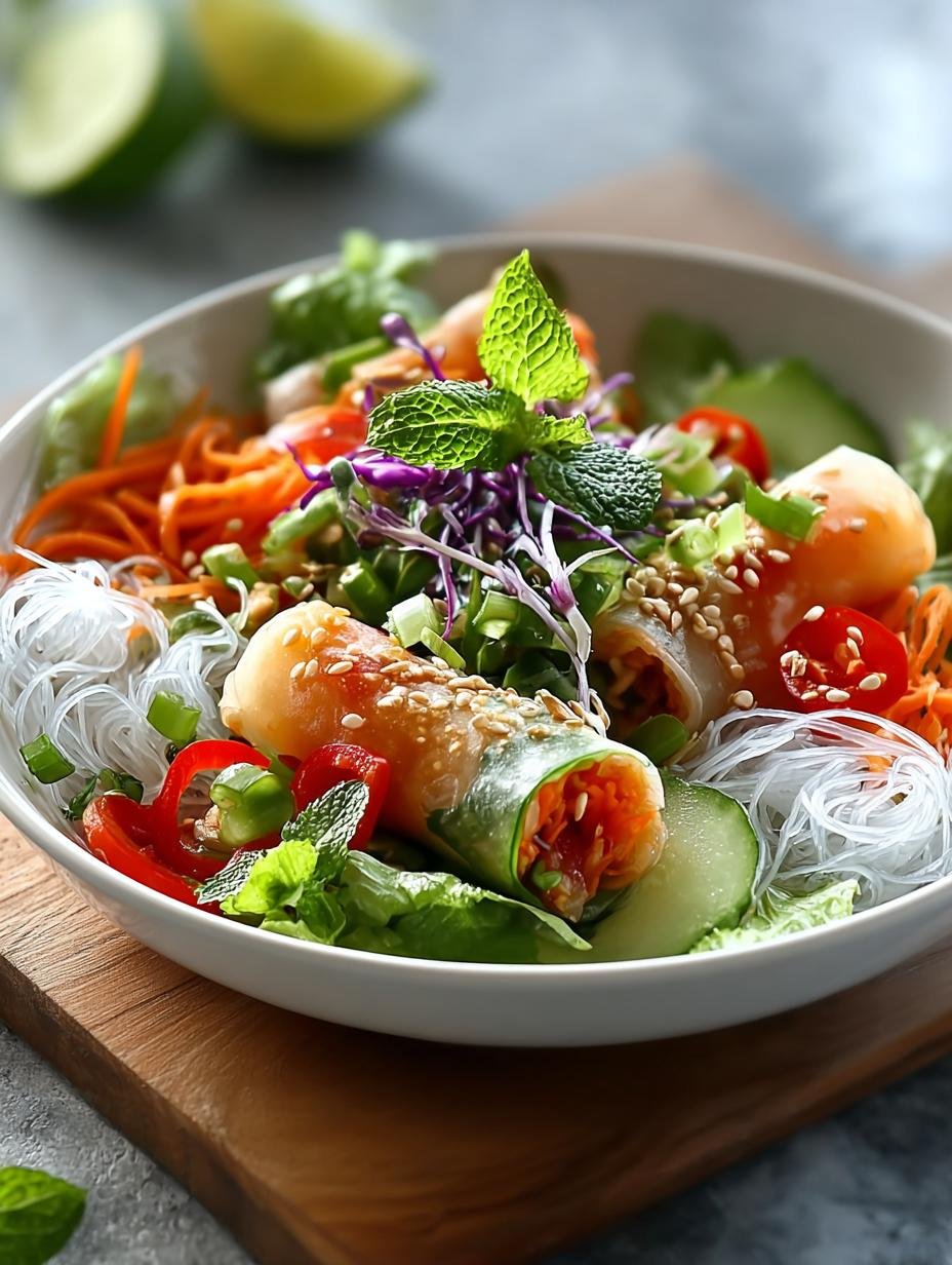 Spring Roll Salad: 7 Reasons You'll Fall in Love - Spring Roll Salad - main visual representation