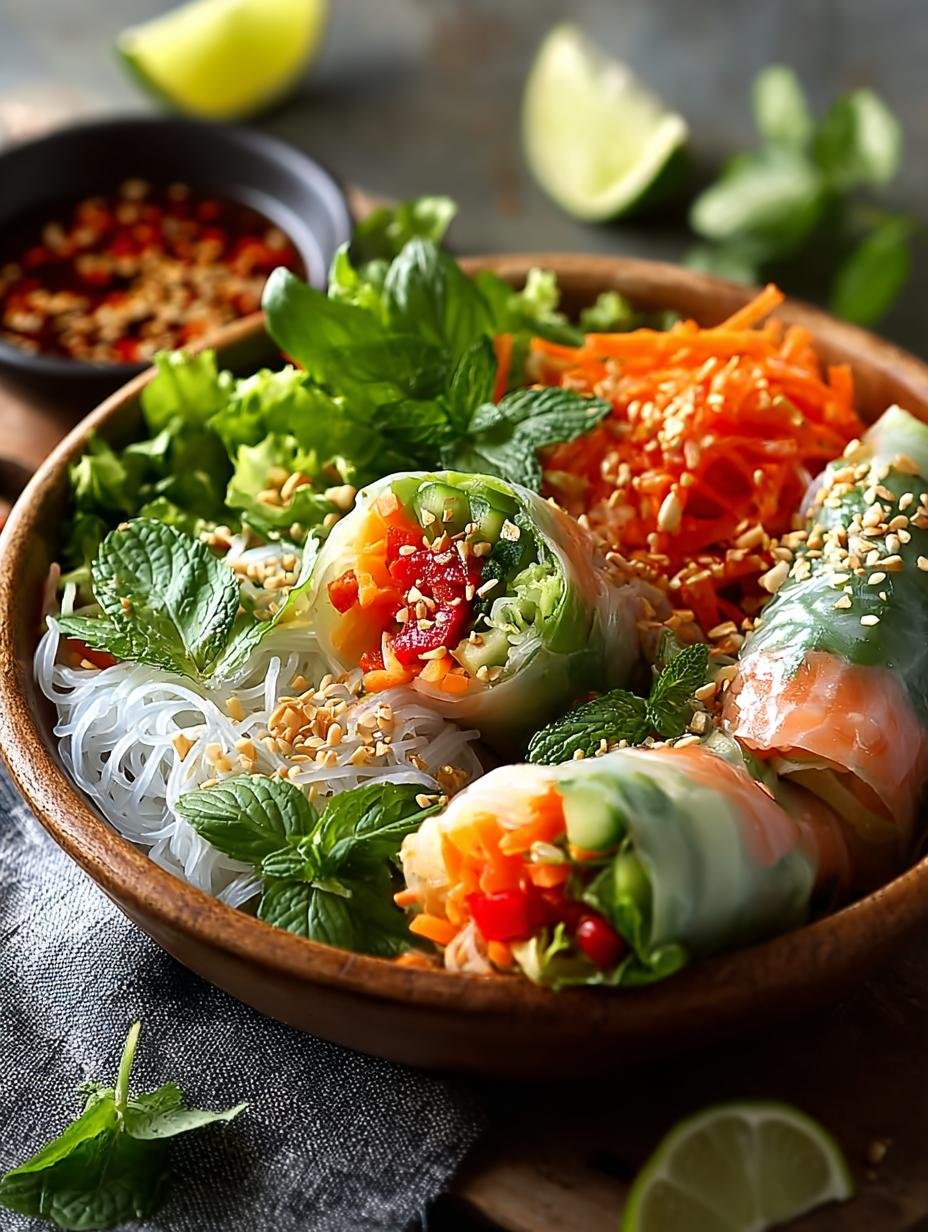 Spring Roll Salad: 7 Reasons You'll Fall in Love - Spring Roll Salad - additional detail
