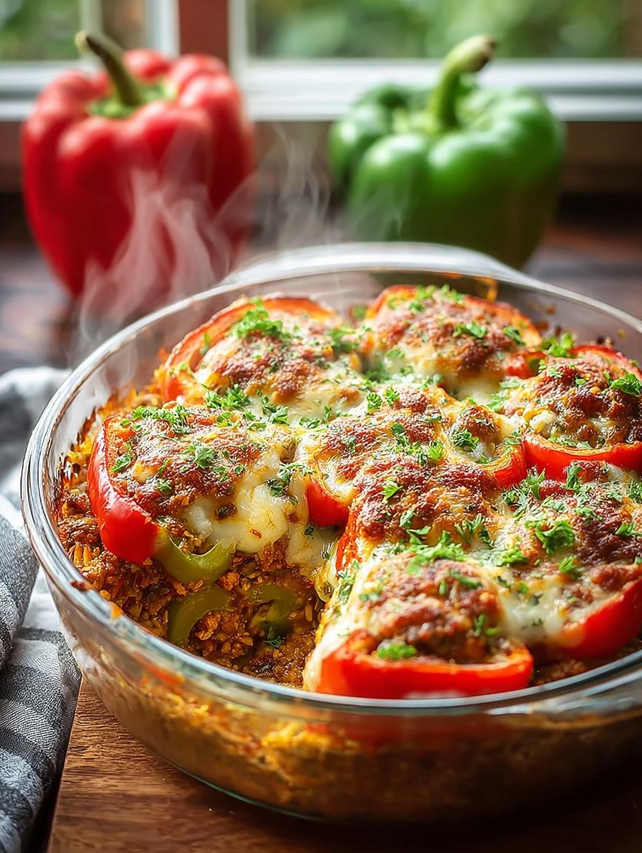 Hearty Stuffed Pepper Casserole for Family Dinner - Stuffed Pepper Casserole - main visual representation