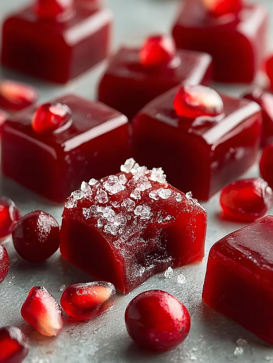 Sweet Cranberry Pomegranate Caramels: 5 Irresistible Treats - Sweet Cranberry Pomegranate Caramels - additional detail