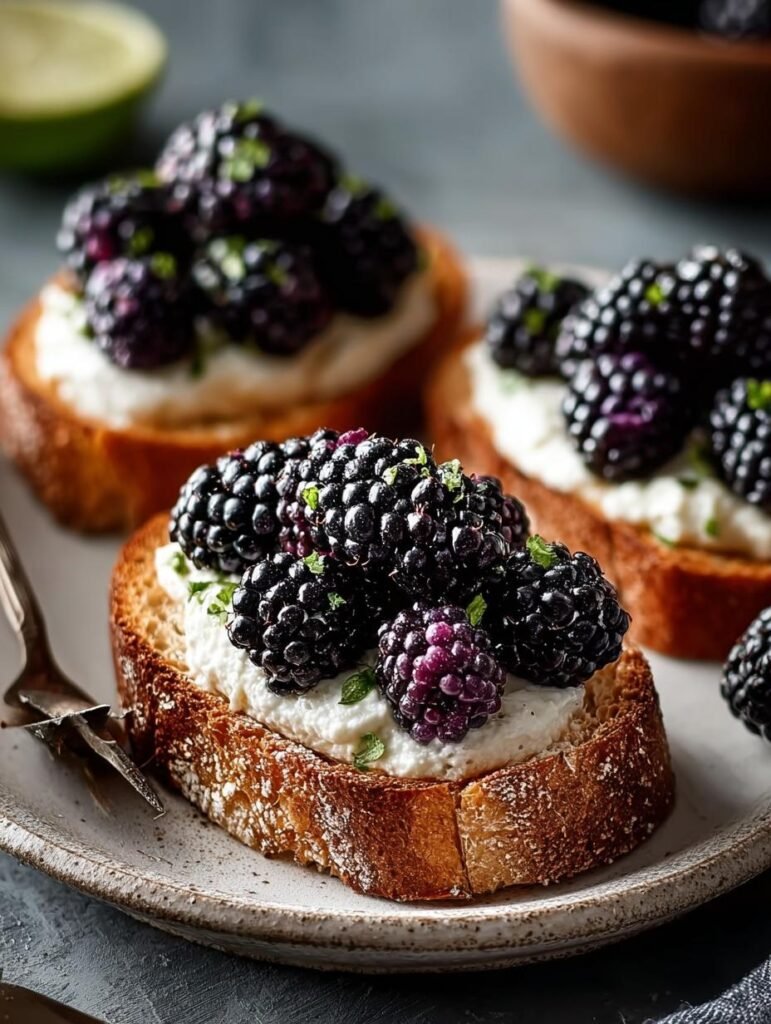 Sweet Ricotta Toast with