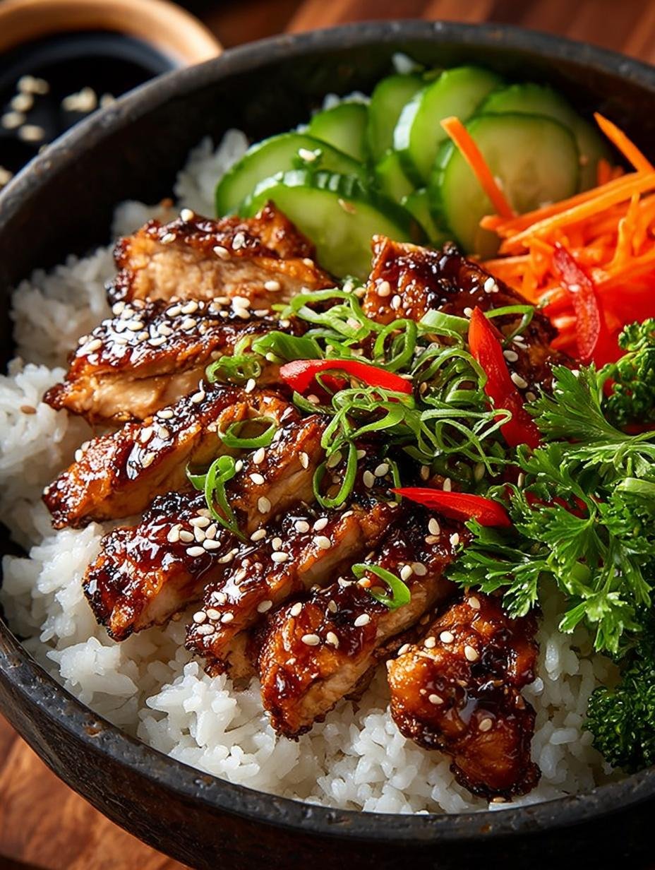 Delicious Teriyaki Chicken Rice Bowl for Quick Dinners - Teriyaki Chicken Rice Bowl - main visual representation