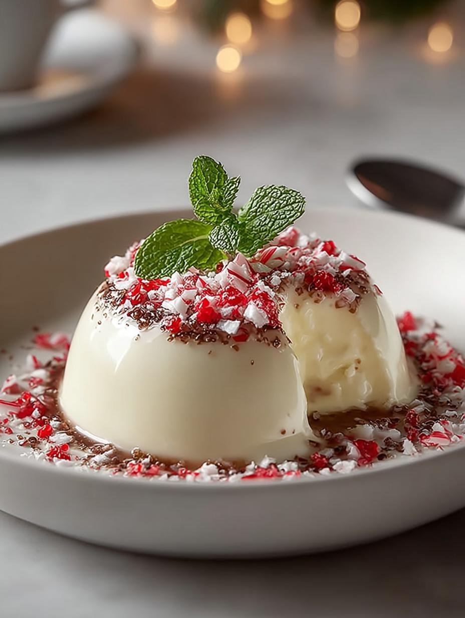 White Chocolate Peppermint Panna Cotta: 5 Reasons to Indulge - White Chocolate Peppermint Panna - main visual representation