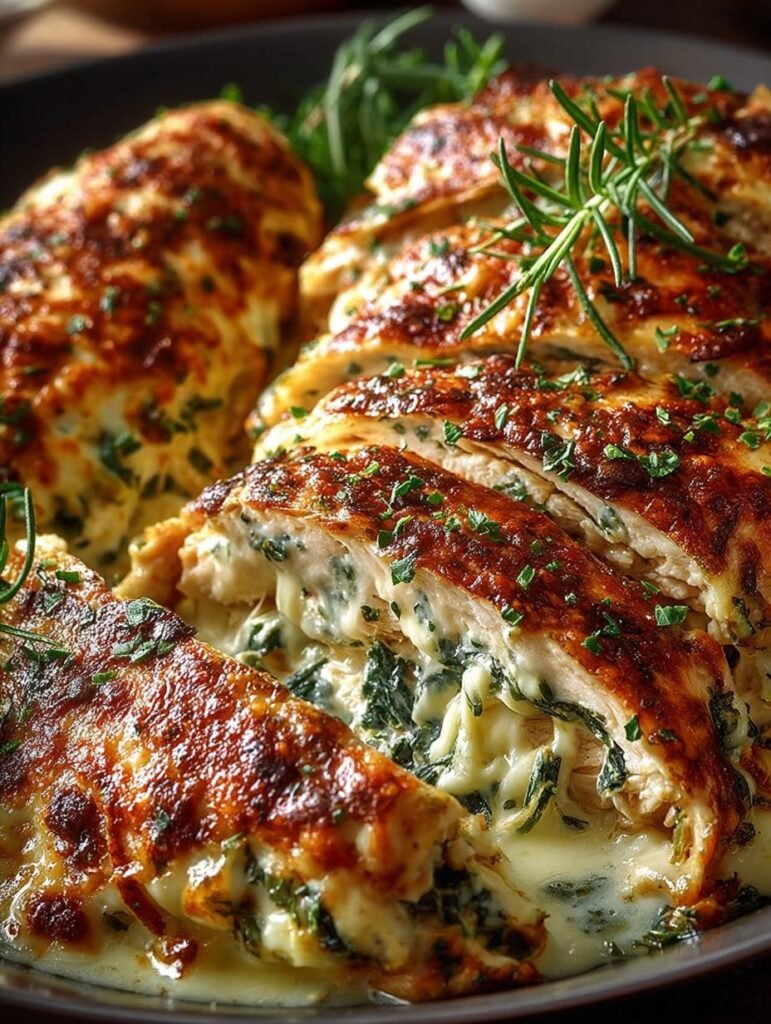 Baked Cheese Garlic Chicken