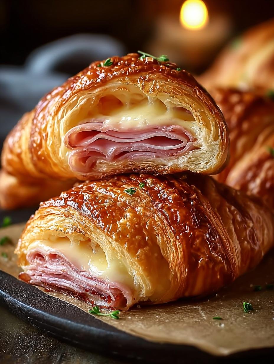 Baked Ham Cheese Croissants: 5 Delicious Recipes to Try - Baked Ham Cheese Croissants - main visual representation