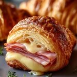 Baked Ham Cheese Croissants