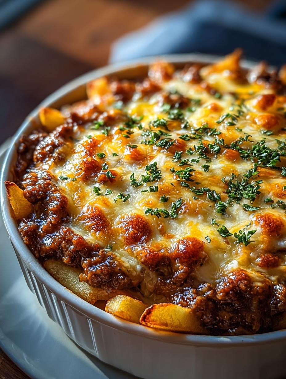 Cheeseburger French Fry Casserole