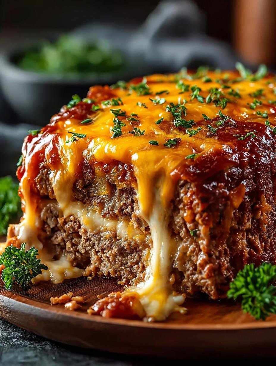 Cheesy Loaded Meatloaf: 6 Reasons to Love This Comfort Food - Cheesy Loaded Meatloaf - additional detail
