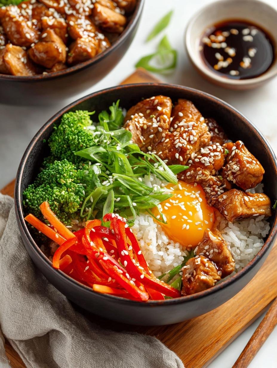 Chicken Rice Teriyaki Bowl