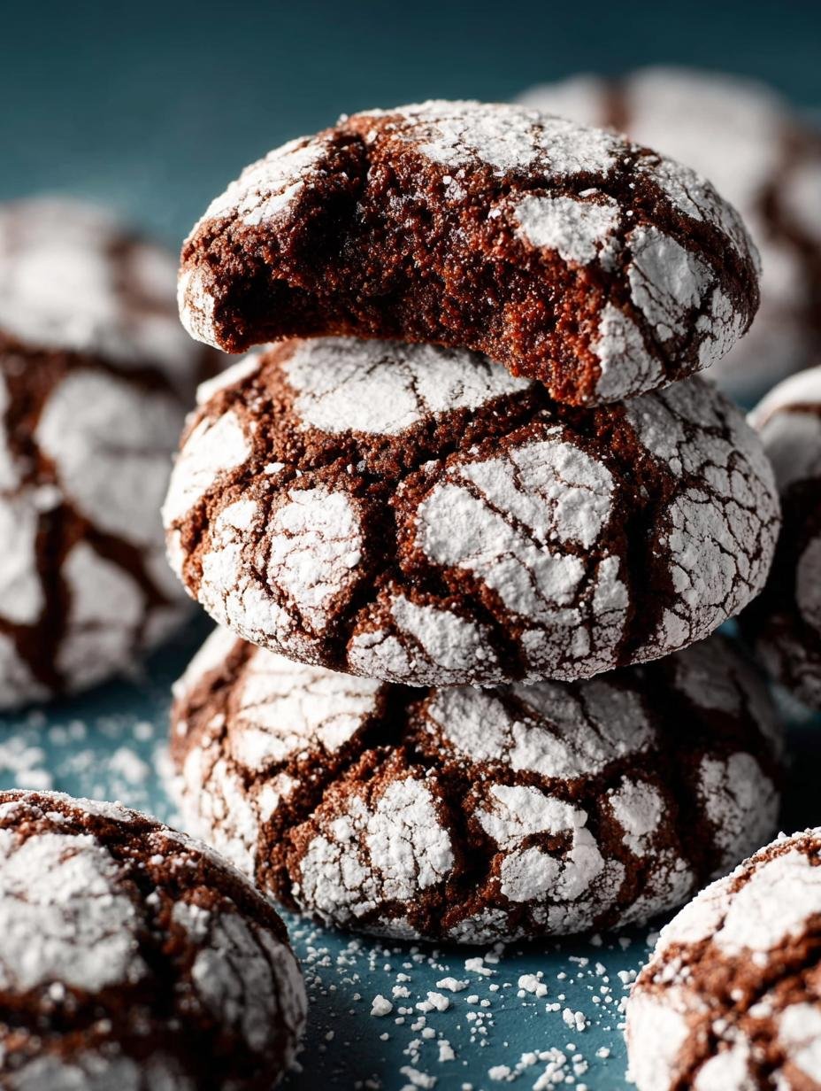 Chocolate Crinkle Cookies