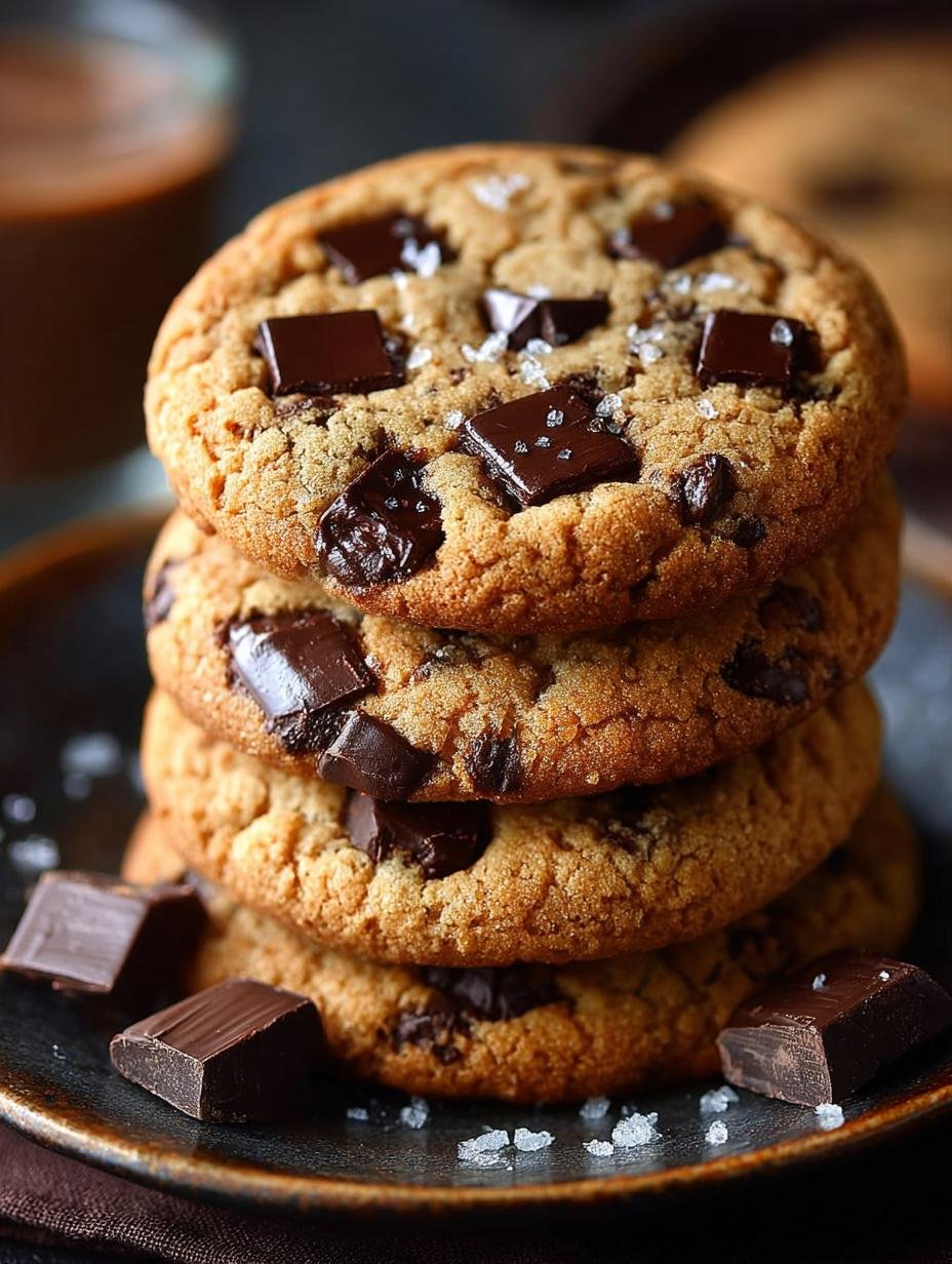 Dark Chocolate Chip Cookies
