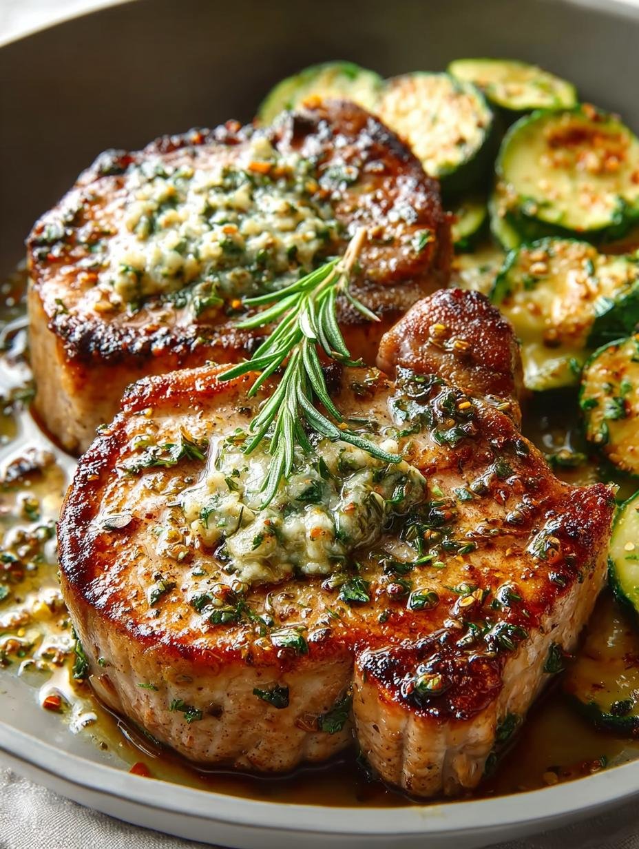 Garlic Butter Herb Pork: 4 Savory Chops in 25 Minutes - Garlic Butter Herb Pork - additional detail
