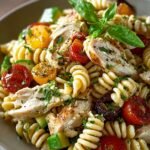 Healthy Chicken Pasta Salad