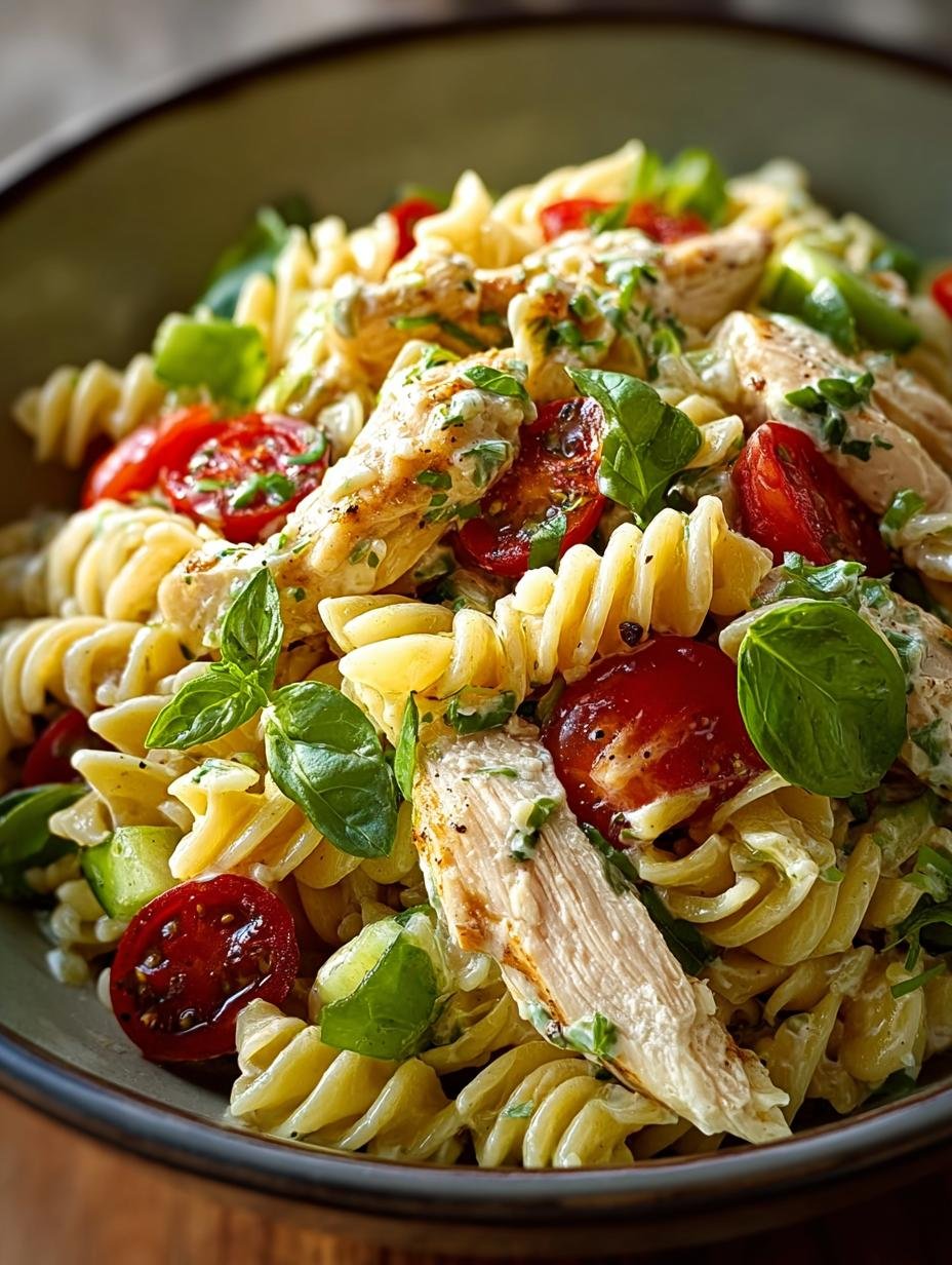 Healthy Chicken Pasta Salad That Will Delight You - Healthy Chicken Pasta Salad - additional detail