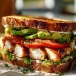 Loaded Chicken Avocado Sandwich