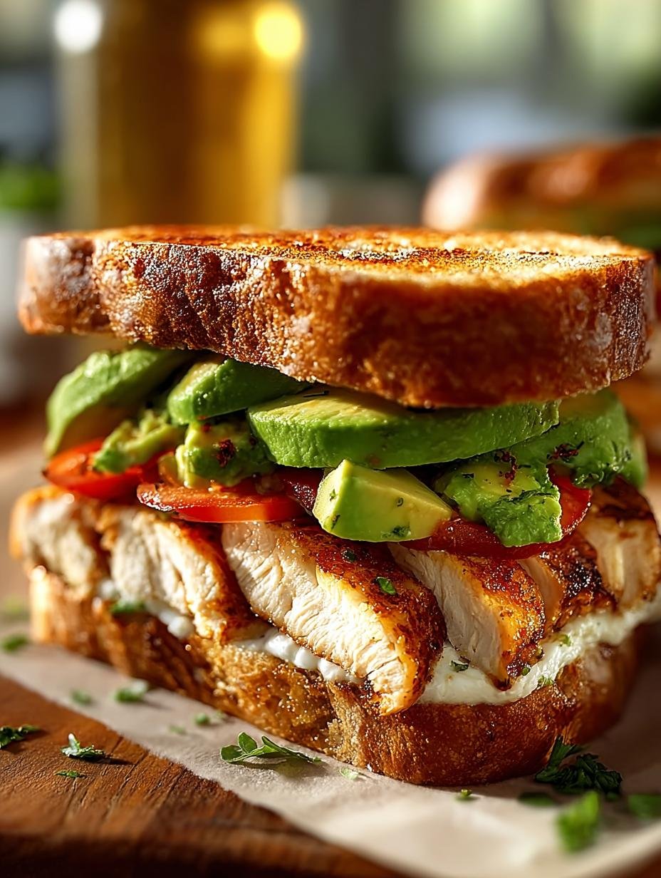 Loaded Chicken Avocado Sandwich: 5 Irresistible Ways to Enjoy - Loaded Chicken Avocado Sandwich - additional detail