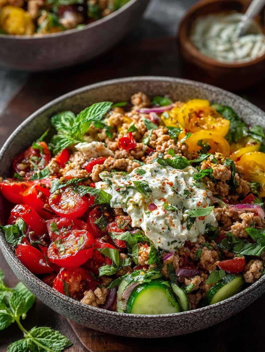 Mediterranean Ground Turkey Bowls: 7 Flavorful Recipes - Mediterranean Ground Turkey Bowls - additional detail