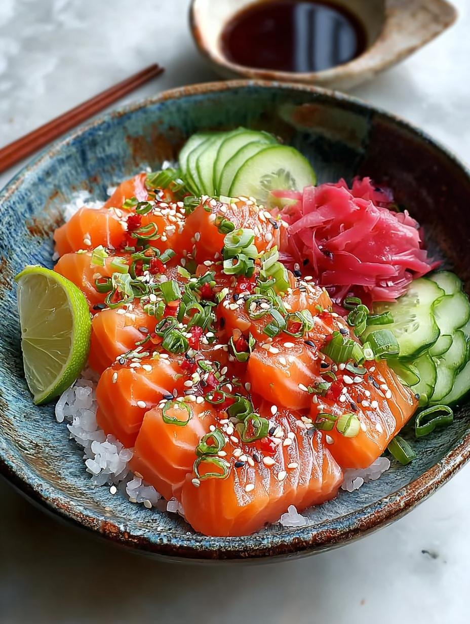 Miso Soy Salmon Sashimi: 15-Minute Delight for Your Palate - Miso Soy Salmon Sashimi - main visual representation