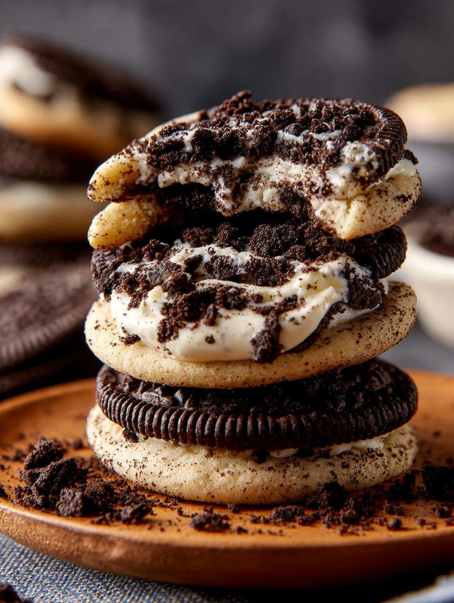 Delicious Oreo Cheesecake Cookies Recipe to Savor - Oreo Cheesecake Cookies - main visual representation