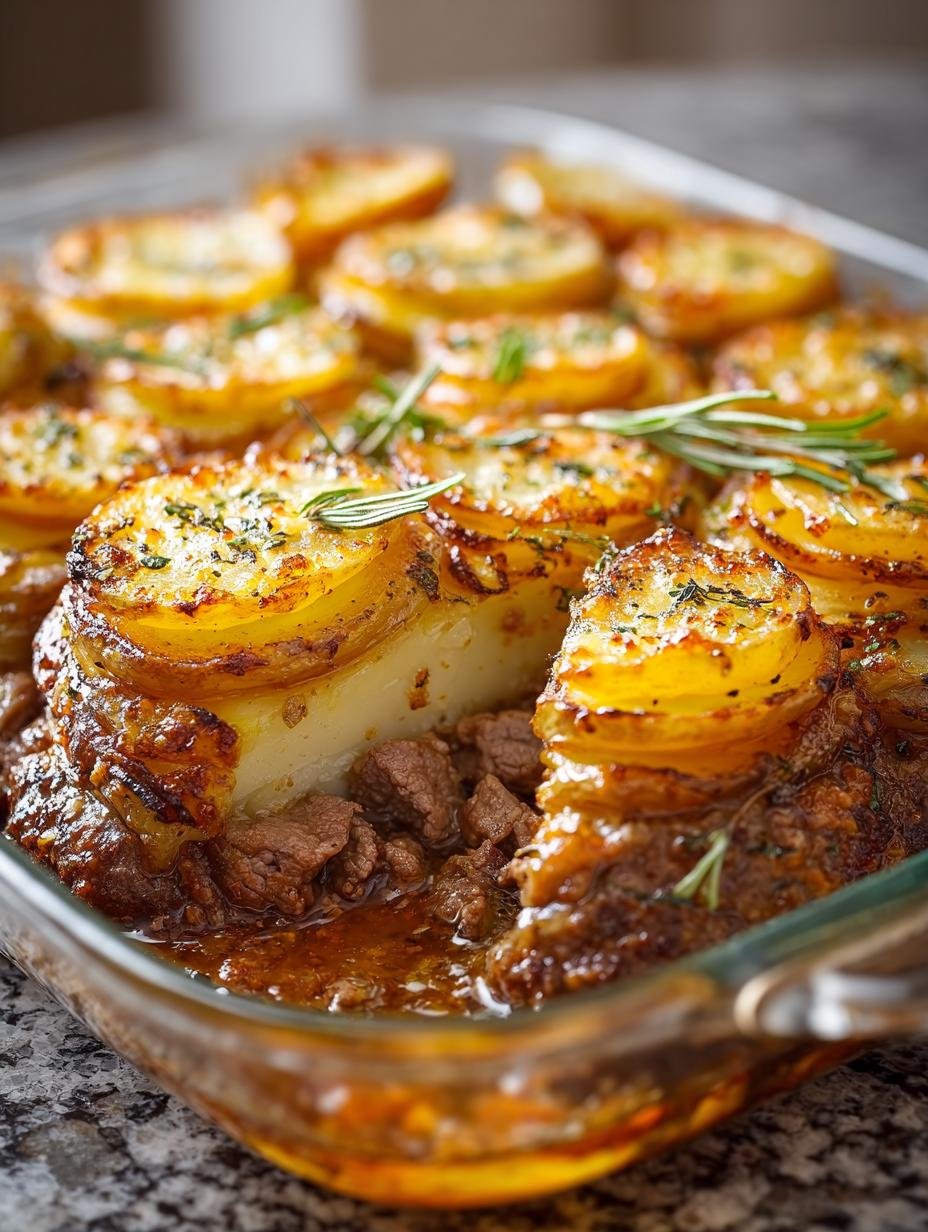 Oven Baked Beef Potato