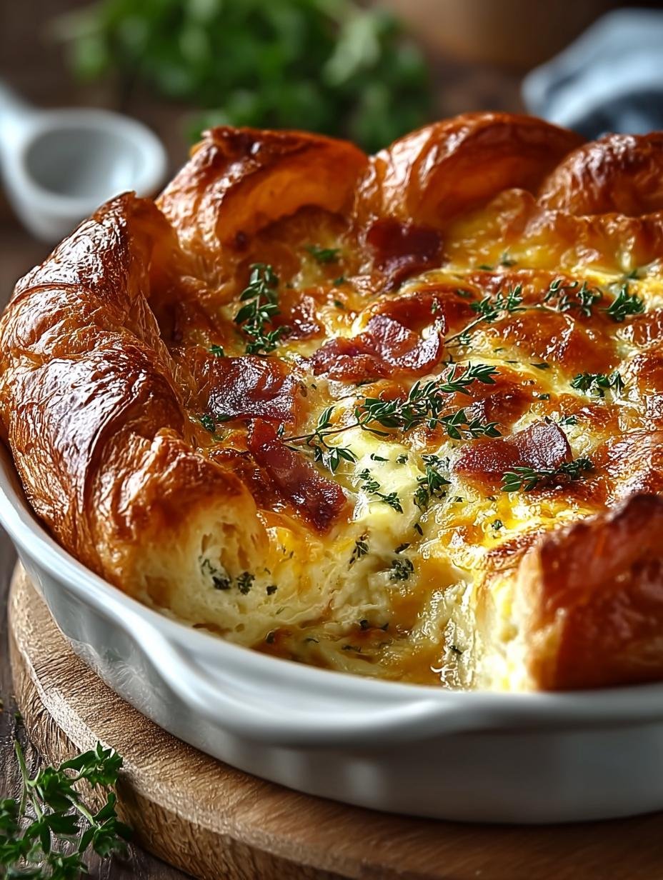 Overnight Croissant Breakfast Casserole: 8 Savory Secrets - Overnight Croissant Breakfast Casserole - main visual representation