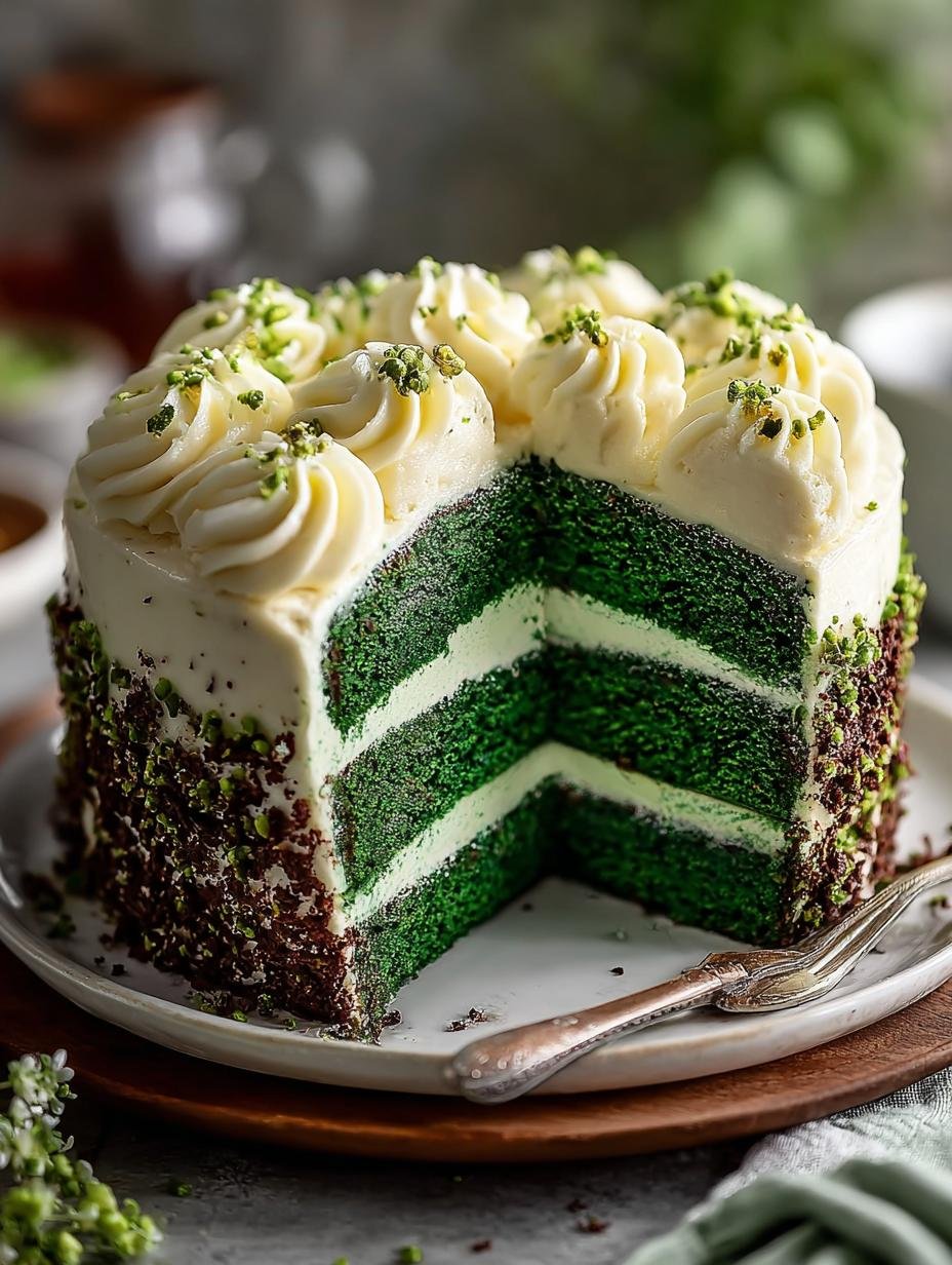 Patricks Day Green Velvet Cake: A Festive Delight - Patricks Day Green Velvet - main visual representation