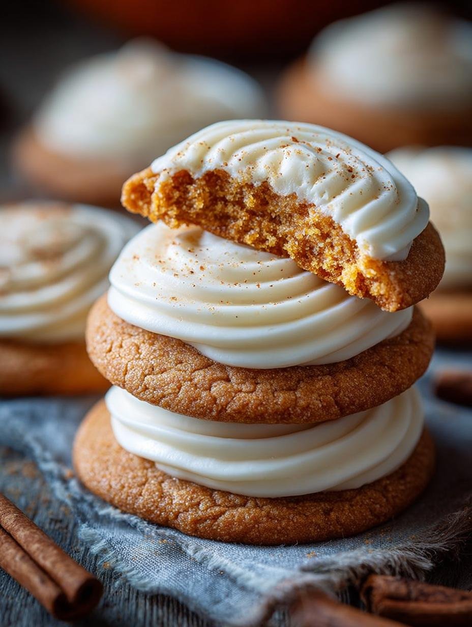 Pumpkin Sugar Cookies with