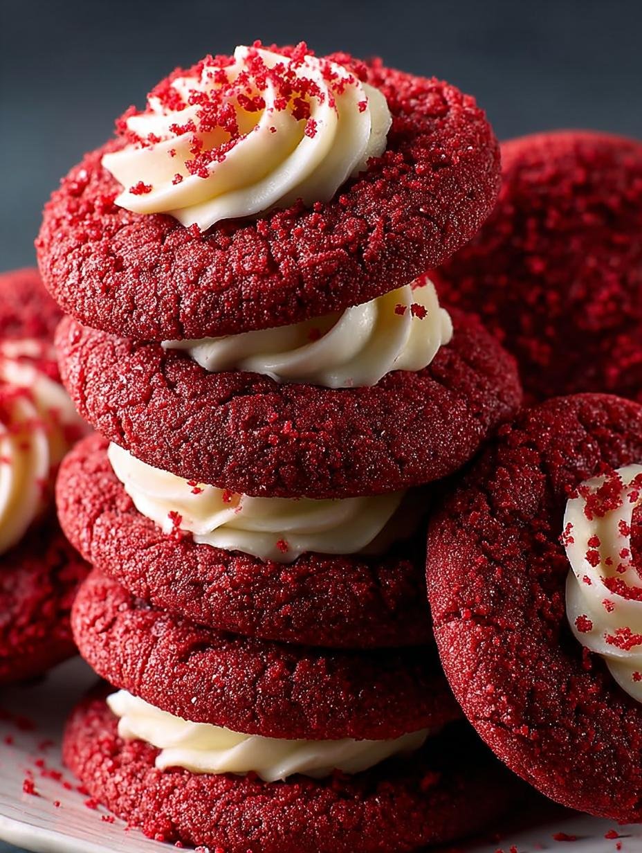 Irresistible Red Velvet Cookies Recipe to Impress - Red Velvet Cookies - main visual representation