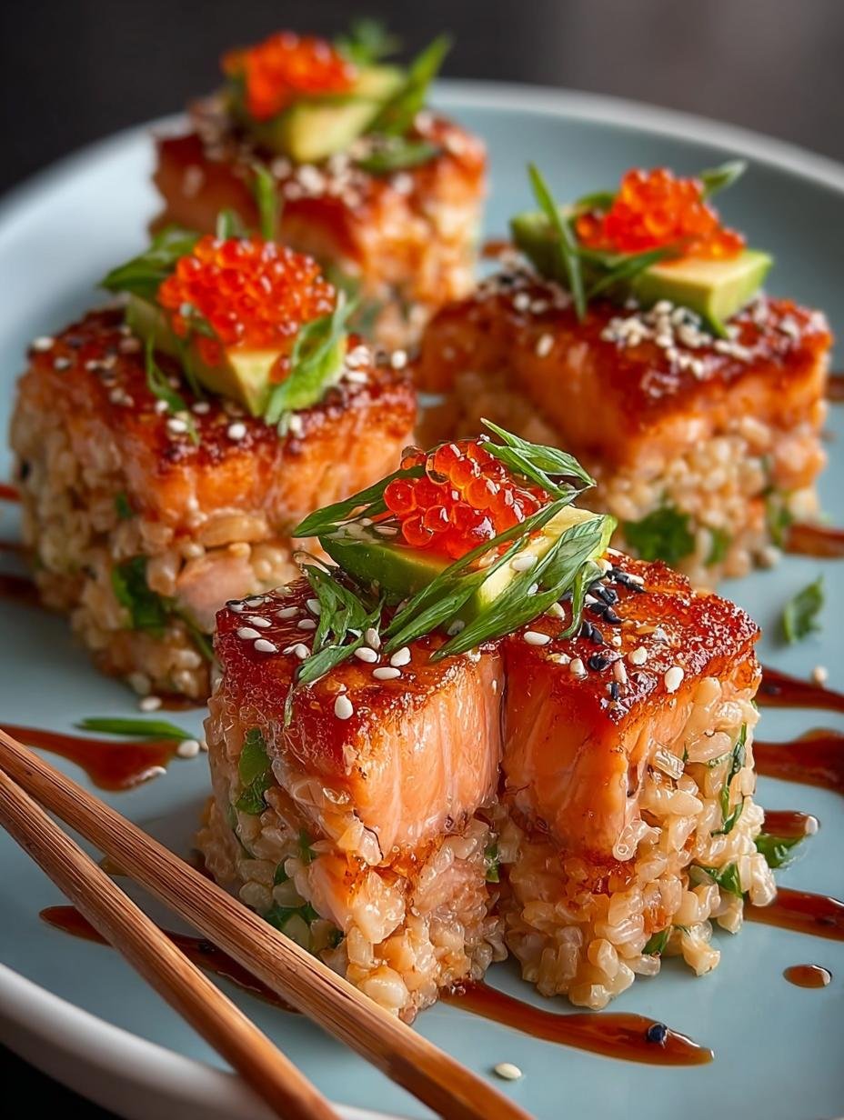 Savory Salmon Crispy Rice: 16 Delicious Bites to Try - Salmon Crispy Rice - additional detail
