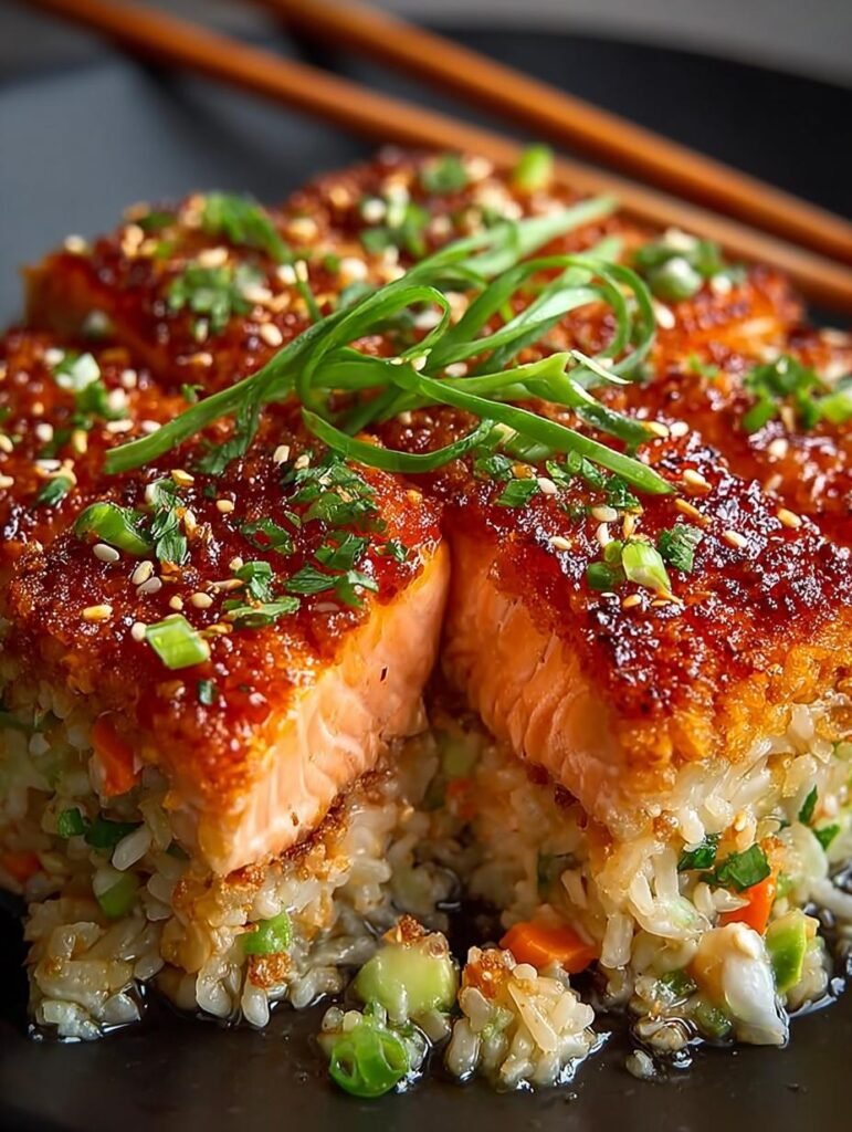 Salmon Crispy Rice