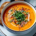Spicy Miso Carrot Soup