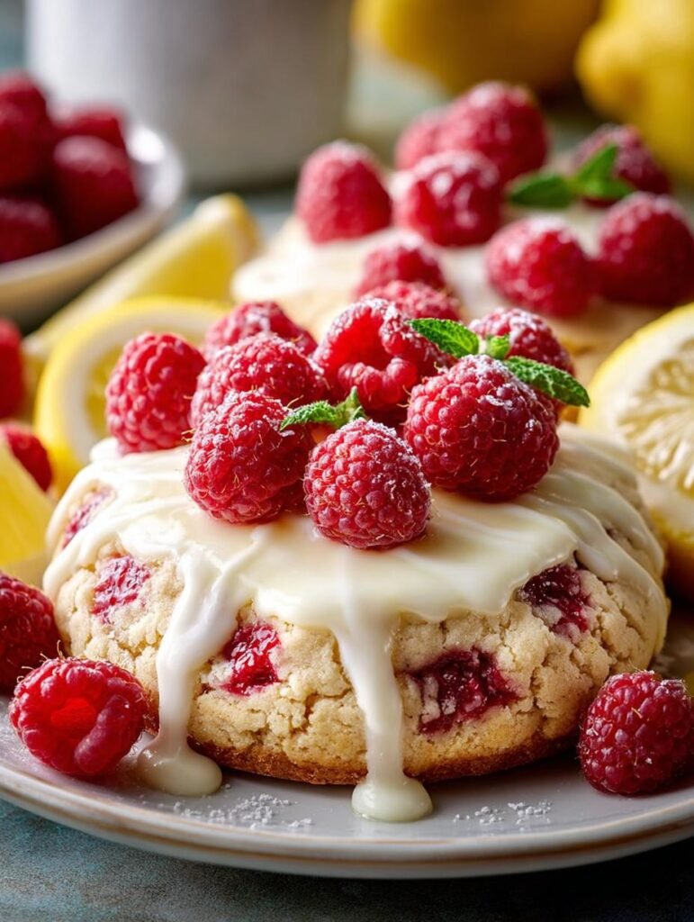 Sweet Tangy Lemon Raspberry