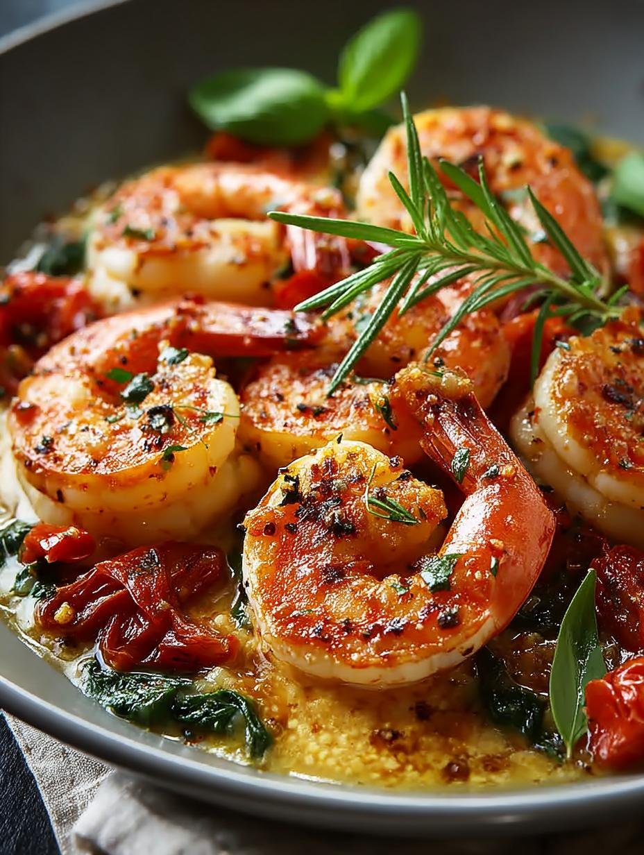 Creamy Tuscan Shrimp: 30-Minute Dinner Delight - Tuscan Shrimp - main visual representation