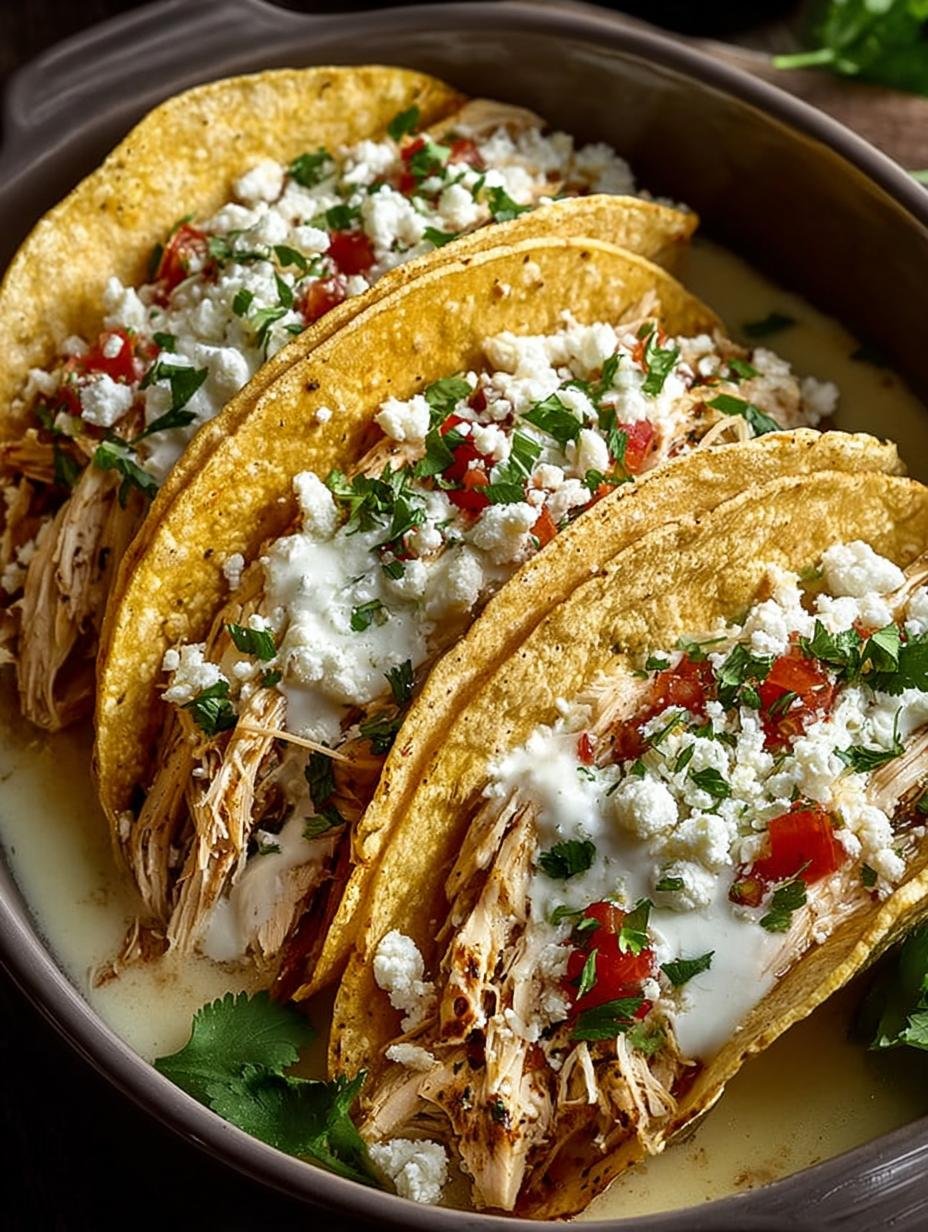 Delicious White Chicken Chili Tacos for Taco Night - White Chicken Chili Tacos - main visual representation