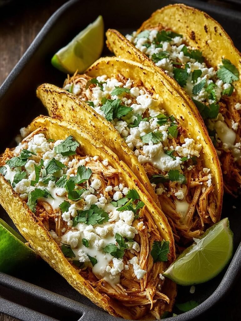 White Chicken Chili Tacos